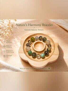 Handmade Natural Gemstone Bracelet
